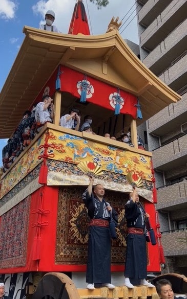 京都祇園祭伝統的な山車セット 京都祇園祭伝統的な山車セット